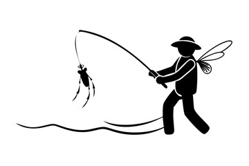 Obraz premium Minimalist abstract white curved line on a solid black background