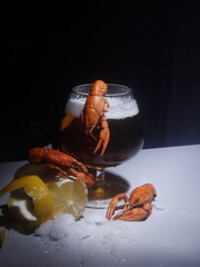 lobster and beer