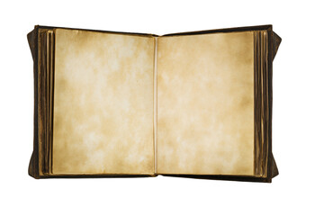 Fototapeta premium an open book with a blank page on it