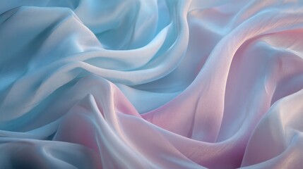 Obraz premium Soft, flowing fabric in pastel shades