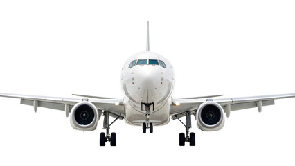 airplane isolated on white background