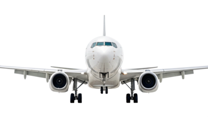 airplane isolated on white background