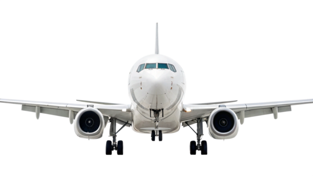 airplane isolated on white background