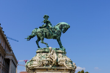 Equestrian Statue of Prince Eugene of Savoy at Buda Castle
