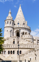 Fototapeta premium Fisherman’s Bastion Tower in Budapest with Neo-Romanesque Architecture