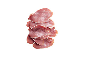 a bunch of meat on a white surface