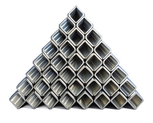 black and white pyramids isolated on white background. PNG Transparent file type with high definition quality And vibrant color grading Available.