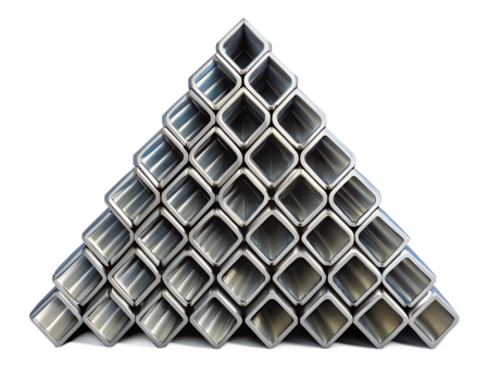 black and white pyramids isolated on white background. PNG Transparent file type with high definition quality And vibrant color grading Available.