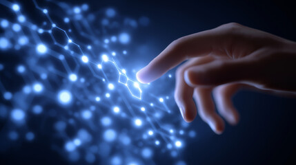 Futuristic Workflow Diagram with Developer Interaction