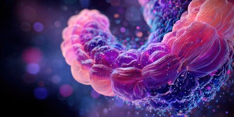 Vibrant abstract background.  Perfect for science, technology, and design projects. Ideal for websites, presentations, and more.
