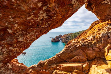 Fototapeta premium rock window