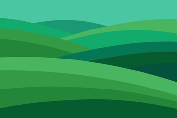 Obraz premium abstract green background with mountains