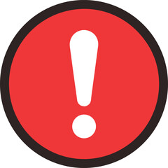 Alert and emphasis exclamation mark icon design