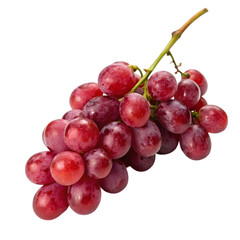 Fototapeta premium Juicy Red Grapes: A Fresh, Vibrant Bunch of Red Grapes