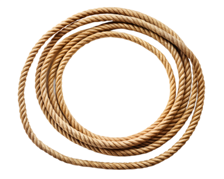 rope isolated on white background. PNG Transparent file type with high definition quality And vibrant color grading Available.