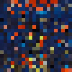 Colorful abstract mosaic background. Pixel effect. Camo and camouflage.