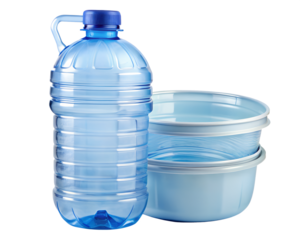 bottle of water isolated on white background. PNG Transparent file type with high definition quality And vibrant color grading Available.