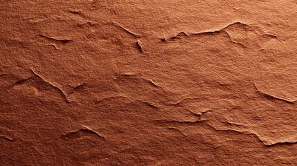 Fototapeta premium Brown stone surface with rugged textures showing natural earth tones.