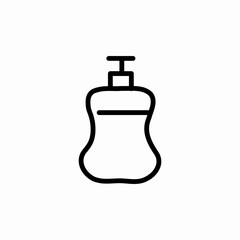 liquid soap icon sign vector