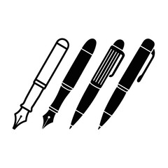 pen icon set