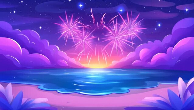 Serene coastal lighthouse standing firm on rugged cliff under stormy twilight sky