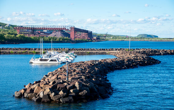 Boats at the Silver Bay Marina