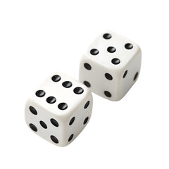 Pair of Dice: Chance, Luck, and Gambling Concept