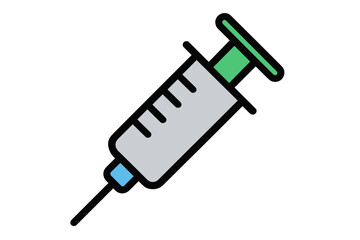 Vector Illustration of Syringe Icon