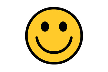Fototapeta premium Vector Illustration of Smiling Face Icon
