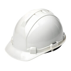 Fototapeta premium White Hard Hat: Safety Gear for Construction Workers