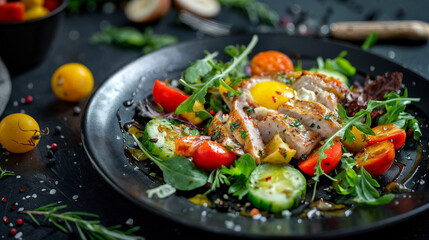 Traditional Nicoise Salad with Anchovies and Greens