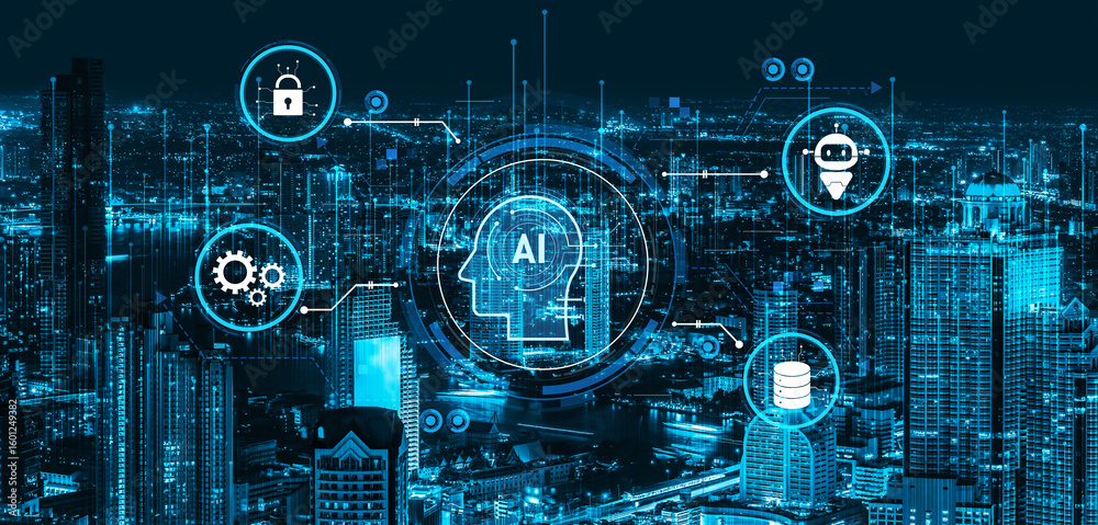 Poster ai security and data ecosystem integrate ai, data, and security into one connected system for automa