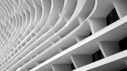 Obraz premium Abstract architectural facade