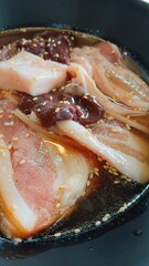 Raw Pork for Cooking Barbecue