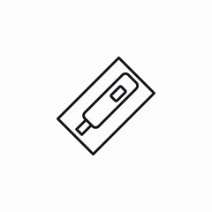 pregnancy test icon sign vector