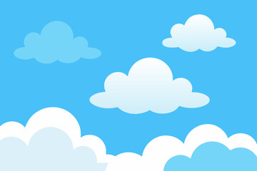 blue sky with clouds