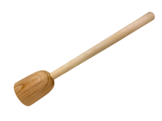 Potato Masher Wood isolated
