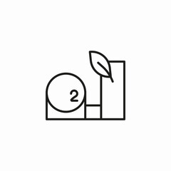 hydrogen production process icon sign vector