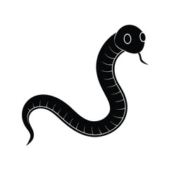 black snake vector illustration