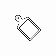cutting board kitchen icon sign vector