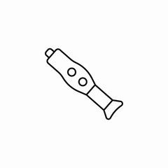 hand blender appliance icon sign vector