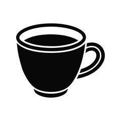 black cup of coffee