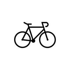 Obraz premium bicycle icon on white background
