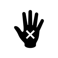 Fototapeta premium peace sign on white background