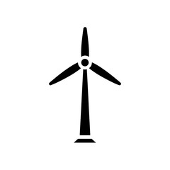 wind turbine on white background