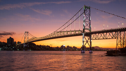 crepúsculo em Florianópolis Santa Catarina Brasil florianopolis 