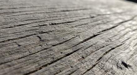 Close-up View of Textured Wooden Surface with Natural Grain Patterns