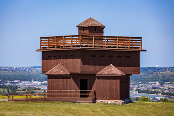 Infantry Block House at Fort Abraham Lincoln State Park