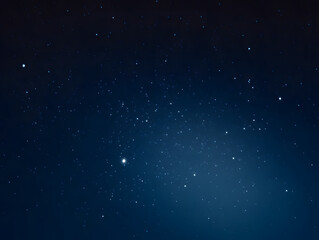 Minimal starry night sky background with a few twinkling stars against a dark blue space backdrop, starry night, dark blue