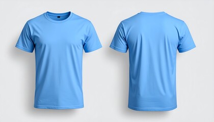 Light blue t-shirt mockup